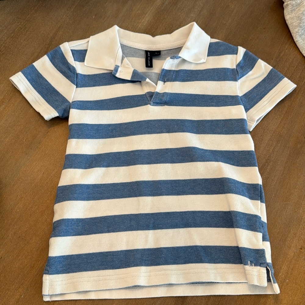 Boys Janie and jack size 6 polo